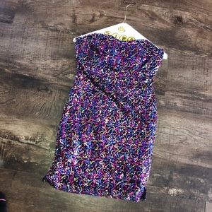 Sequined Cocktail Dress